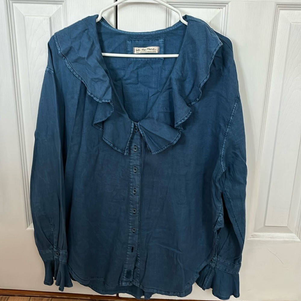 Free People Ruffle Top